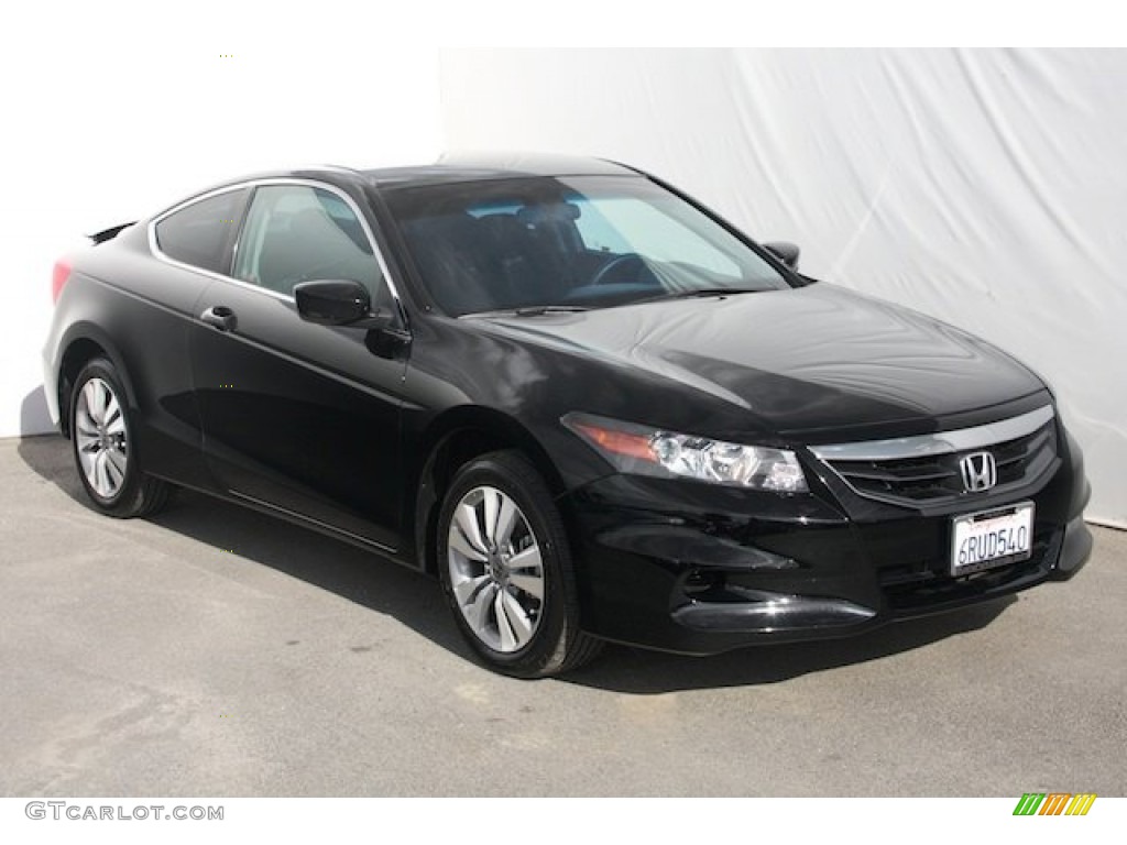 2011 Accord LX-S Coupe - Crystal Black Pearl / Black photo #6