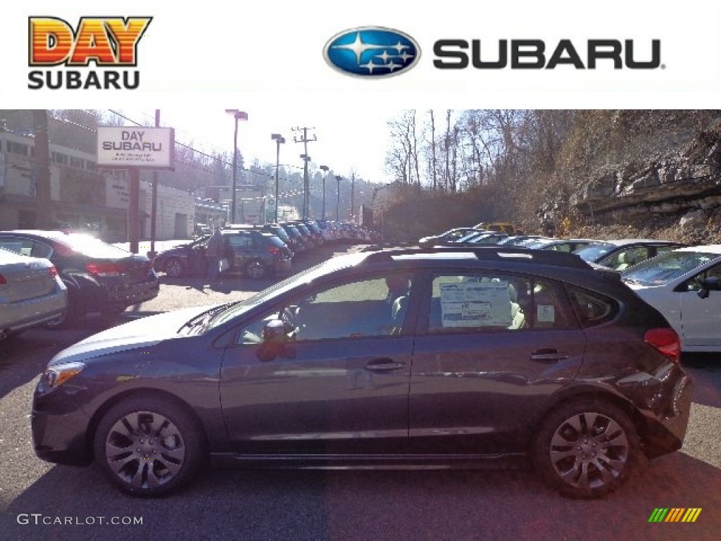 Dark Gray Metallic Subaru Impreza