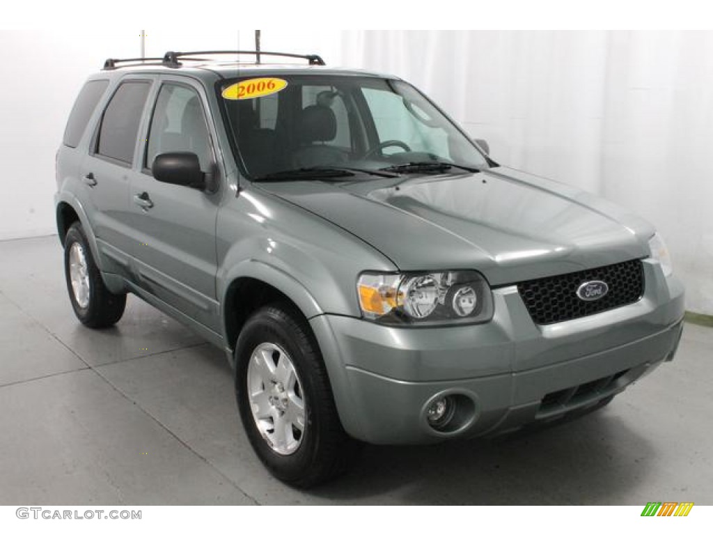 Titanium Green Metallic 2006 Ford Escape Limited 4WD Exterior Photo #74804532