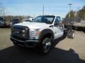 Oxford White - F550 Super Duty XL Regular Cab 4x4 Chassis Photo No. 4