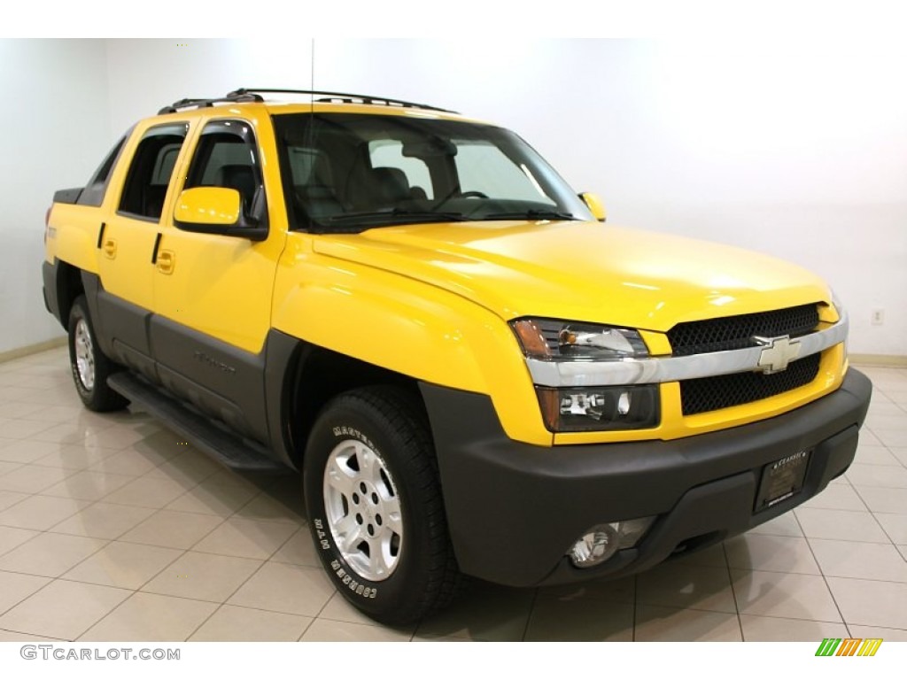 Yellow Chevrolet Avalanche