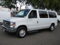 2008 Oxford White Ford E Series Van E150 XLT Passenger  photo #3