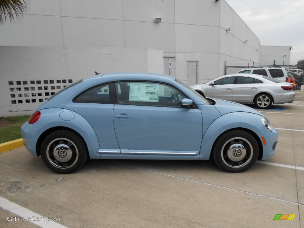 2013 Beetle 2.5L - Denim Blue / Titan Black photo #8