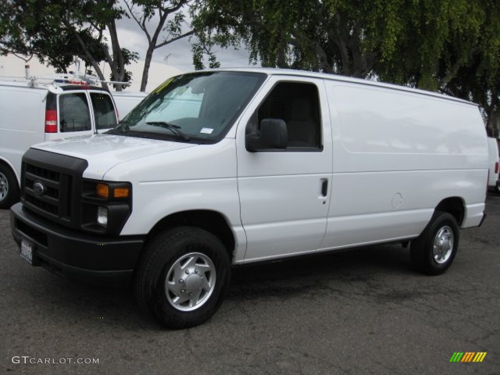 Oxford White 2010 Ford E Series Van E350 Cargo Exterior Photo #74806527