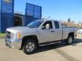 2010 Sheer Silver Metallic Chevrolet Silverado 2500HD LT Extended Cab 4x4  photo #1