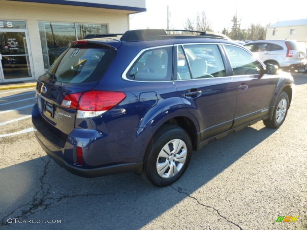 2011 Outback 2.5i Wagon - Azurite Blue Pearl / Warm Ivory photo #9