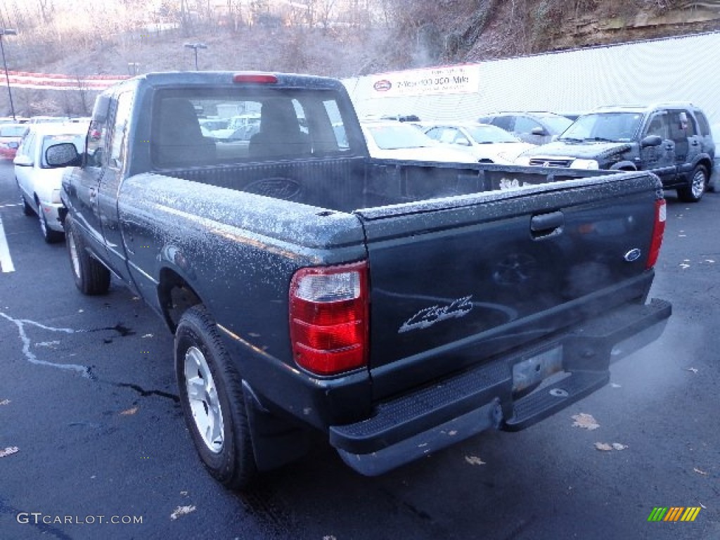 2004 Ranger XLT SuperCab 4x4 - Dark Green Metallic / Black/Medium Pebble photo #10