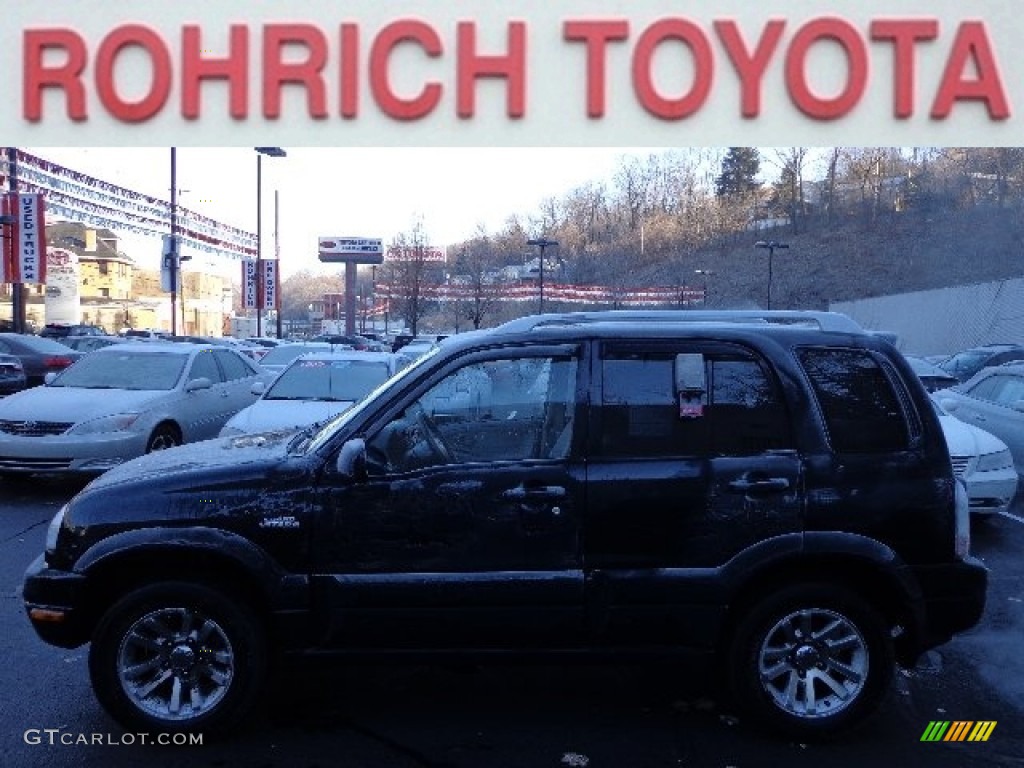 2004 Grand Vitara LX 4WD - Black Onyx / Gray photo #1