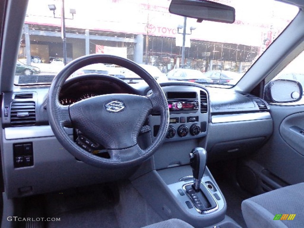 2004 Grand Vitara LX 4WD - Black Onyx / Gray photo #6