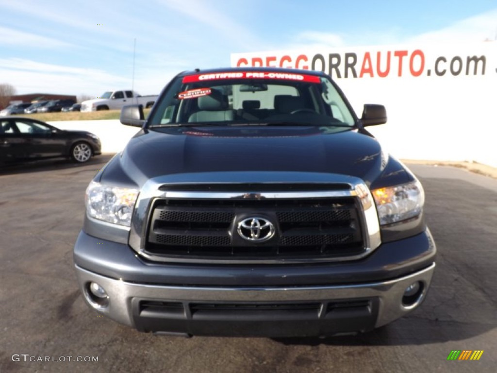 2010 Tundra SR5 CrewMax 4x4 - Slate Gray Metallic / Graphite Gray photo #2