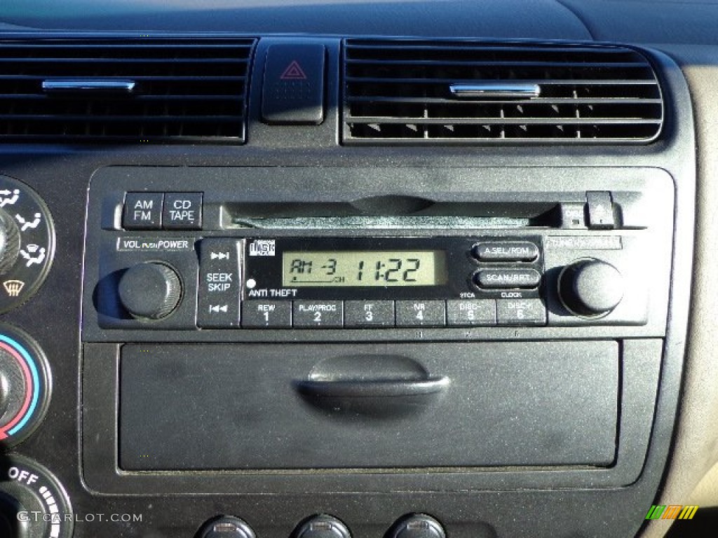 2004 Honda Civic EX Sedan Audio System Photos