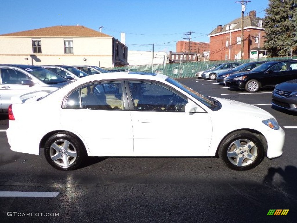 Taffeta White 2004 Honda Civic EX Sedan Exterior Photo #74809115