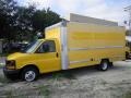 Front 3/4 View of 2009 Savana Cutaway 3500 Commercial Moving Truck