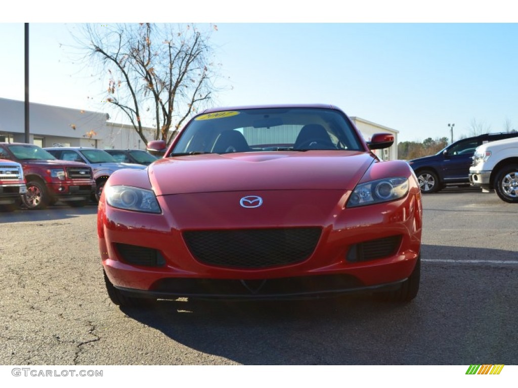 2007 RX-8 Sport - Velocity Red Mica / Black photo #7