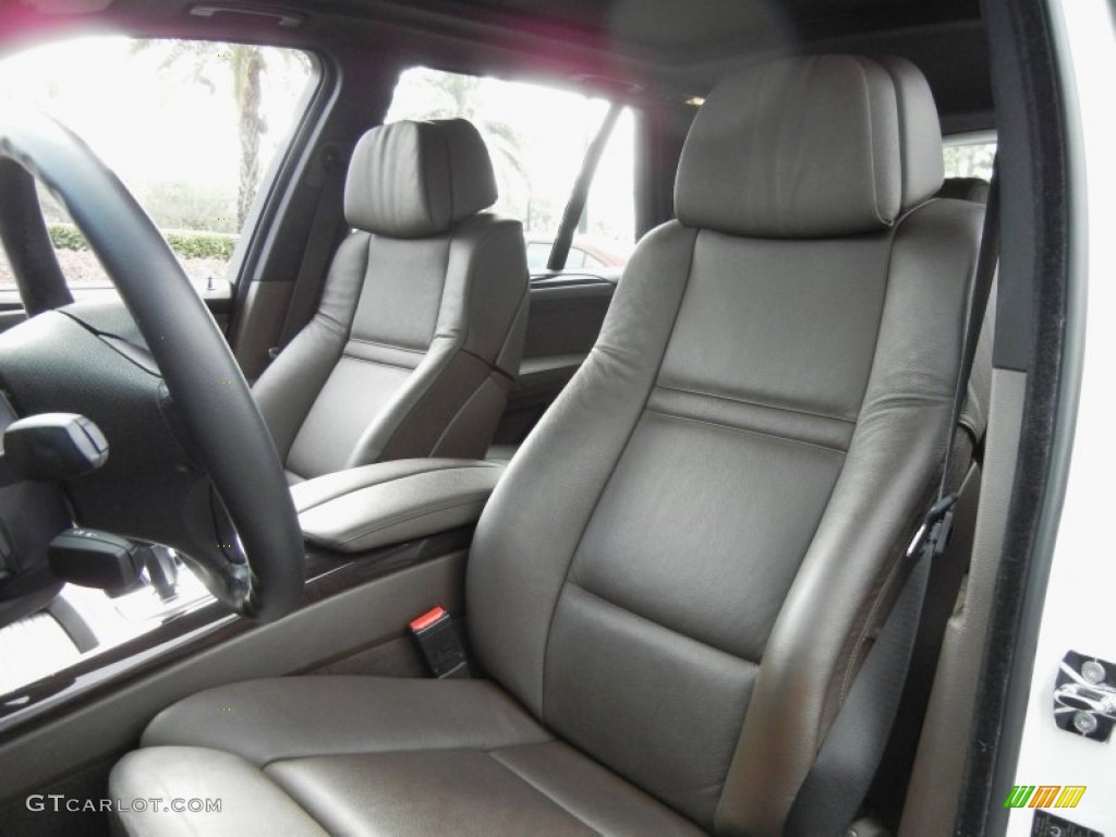 Tobacco Nevada Leather Interior 2009 BMW X5 xDrive30i Photo #74810714