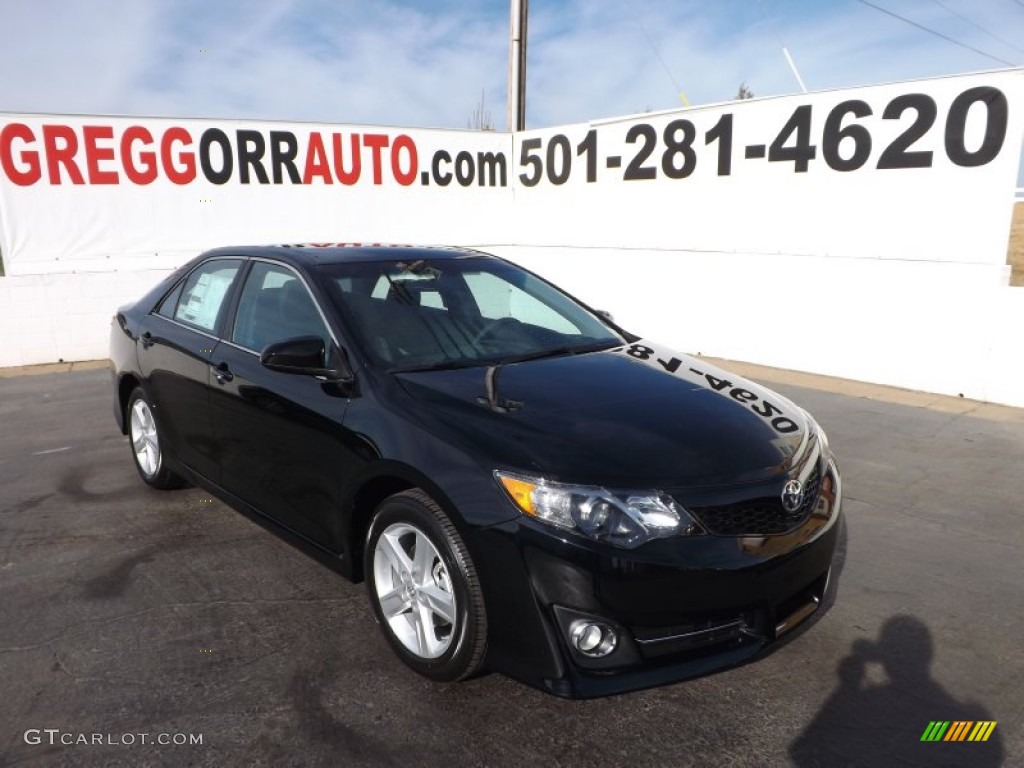 2012 Camry SE - Attitude Black Metallic / Black photo #1