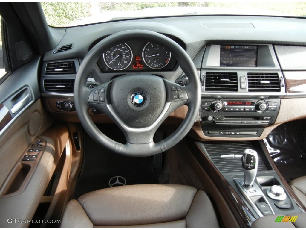 2009 BMW X5 xDrive30i Tobacco Nevada Leather Dashboard Photo #74810891