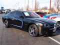 2011 Brilliant Black Crystal Pearl Dodge Charger R/T Plus  photo #2