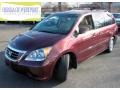 2010 Dark Cherry Pearl Honda Odyssey EX-L  photo #1