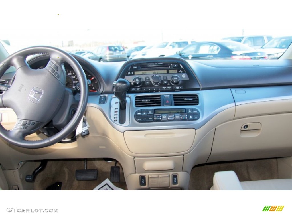 2010 Honda Odyssey EX-L Beige Dashboard Photo #74811584