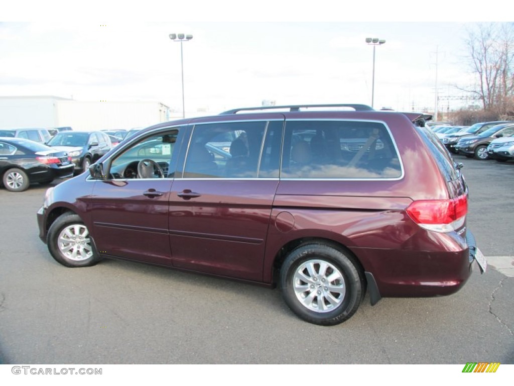 Dark Cherry Pearl 2010 Honda Odyssey EX-L Exterior Photo #74811650