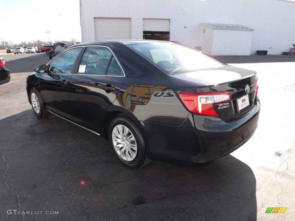 2012 Camry LE - Attitude Black Metallic / Ash photo #5