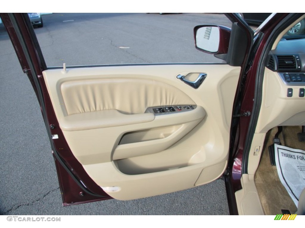 2010 Honda Odyssey EX-L Beige Door Panel Photo #74811874