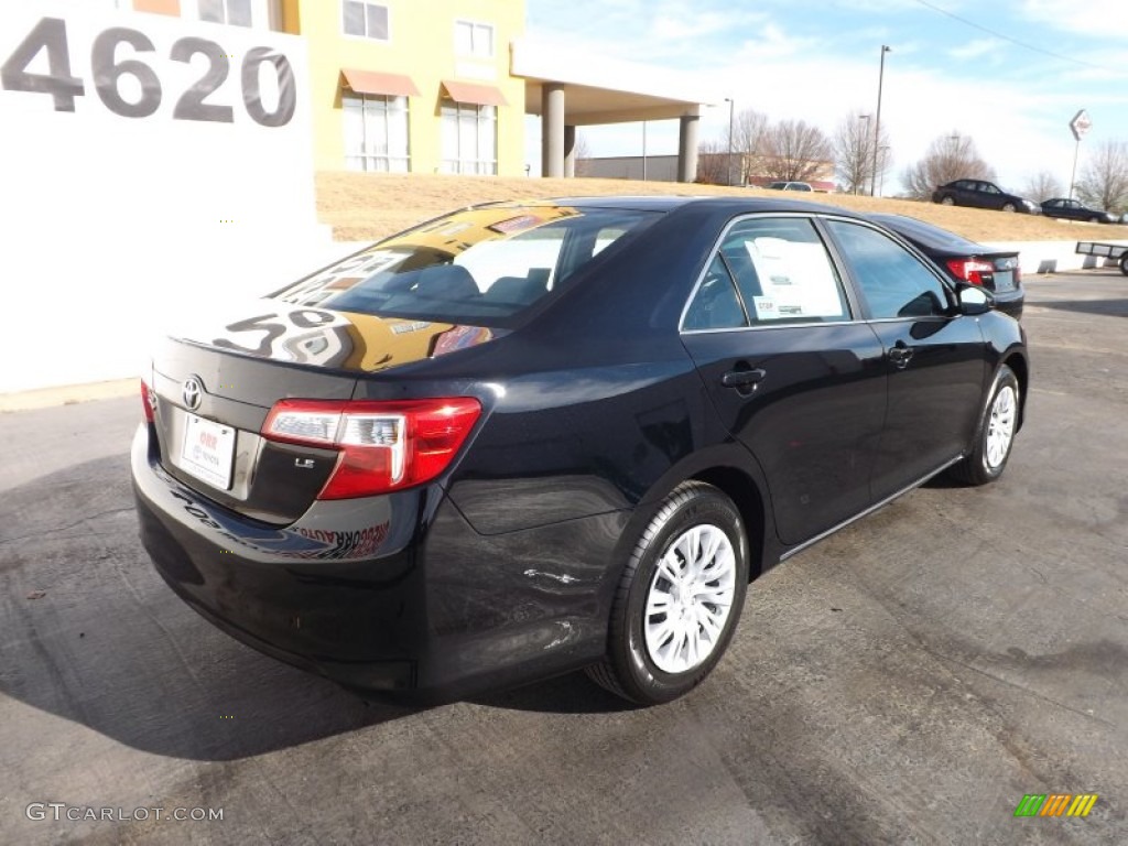 2012 Camry LE - Attitude Black Metallic / Ash photo #7