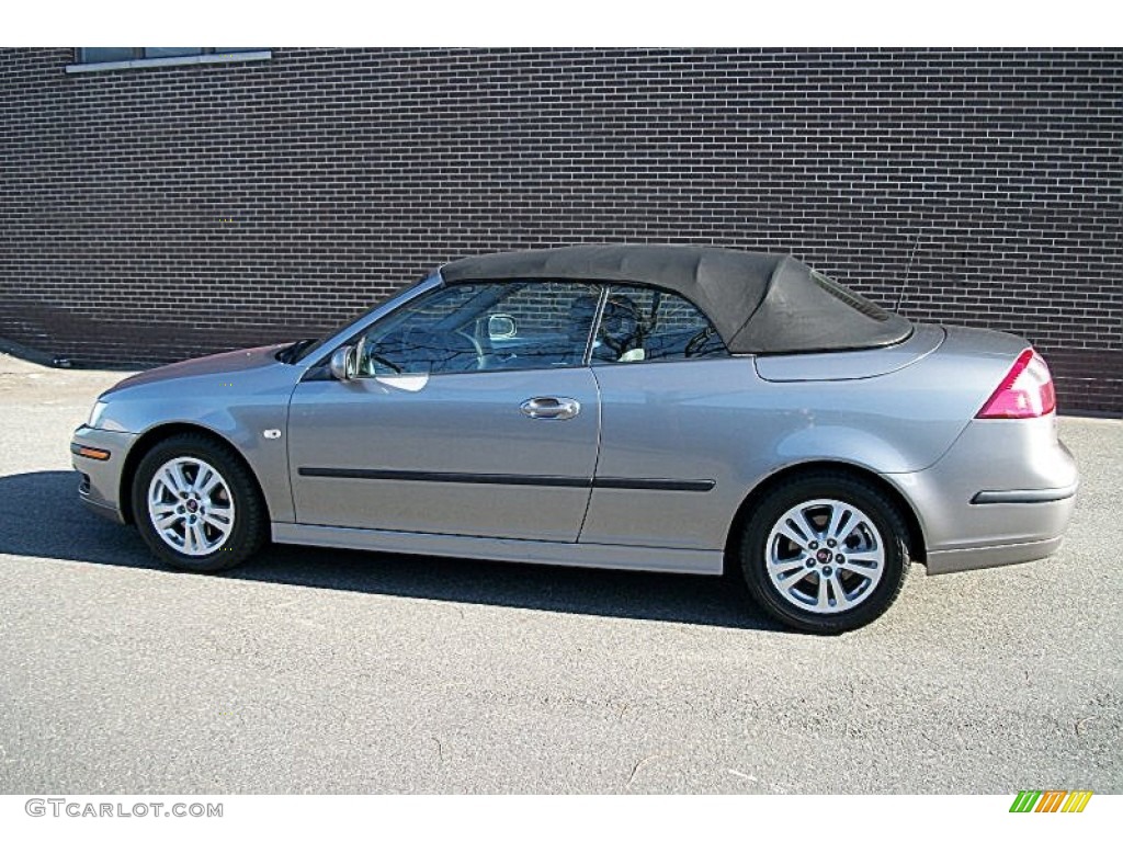Steel Gray Metallic 2007 Saab 9-3 2.0T Convertible Exterior Photo #74812624