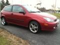 2003 Sangria Red Metallic Ford Focus ZX3 Coupe  photo #4