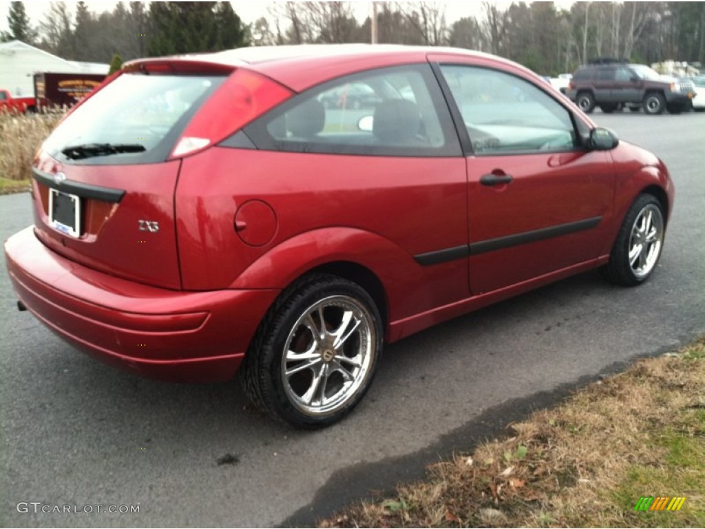 Sangria Red Metallic 2003 Ford Focus ZX3 Coupe Exterior Photo #74813774