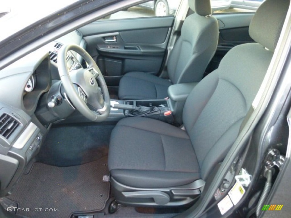 2013 Impreza 2.0i Premium 4 Door - Dark Gray Metallic / Black photo #15