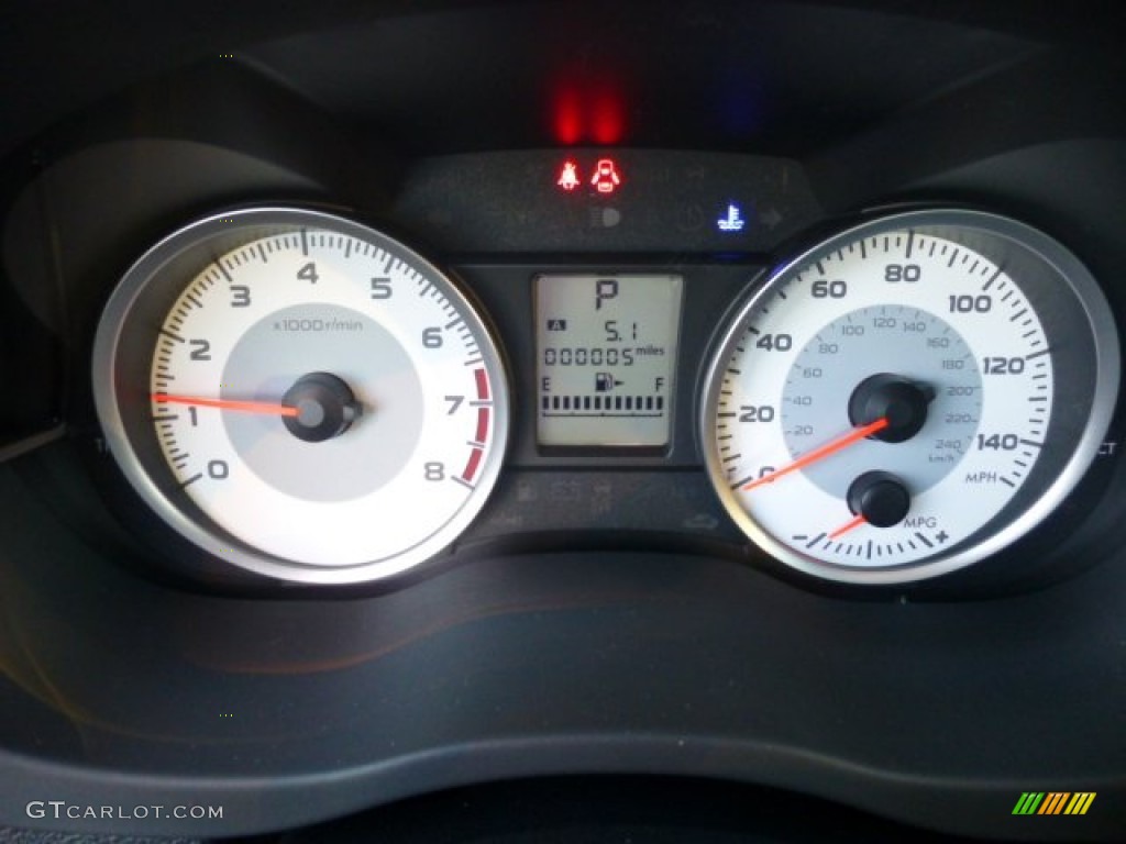 2013 Subaru Impreza 2.0i Premium 4 Door Gauges Photo #74814820