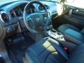 2013 Buick Enclave Ebony Leather Interior Prime Interior Photo