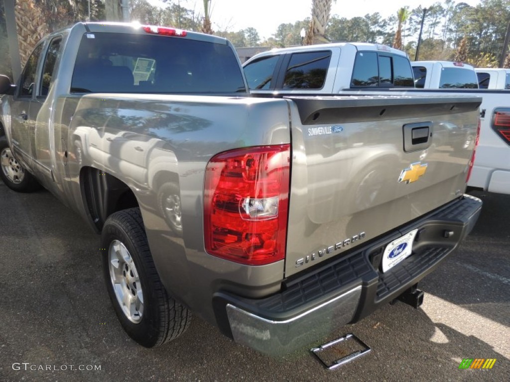 2012 Silverado 1500 LT Extended Cab - Graystone Metallic / Ebony photo #16