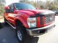 Red 2008 Ford F250 Super Duty FX4 Crew Cab 4x4