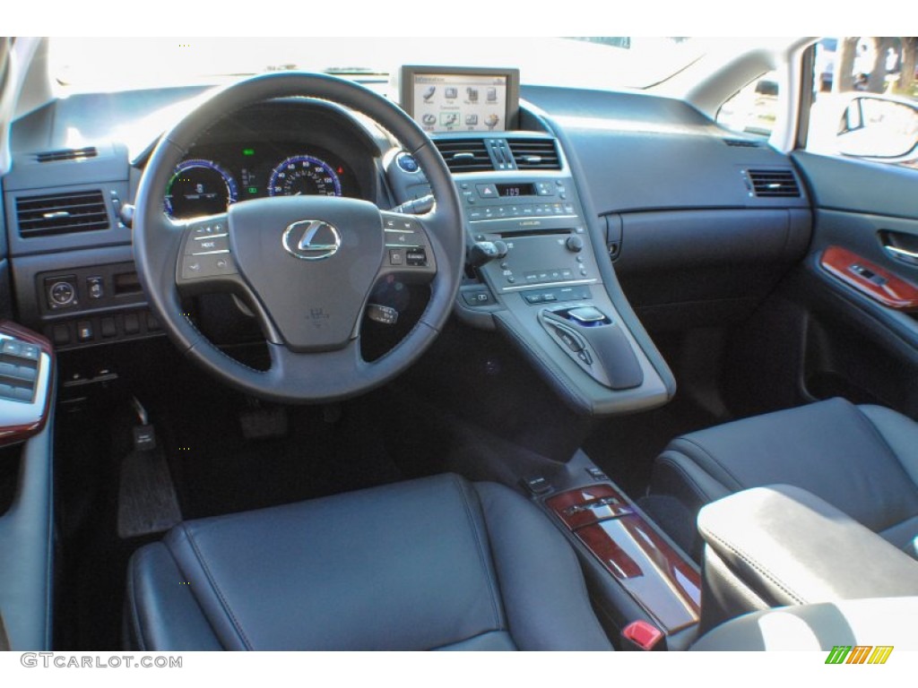Black/Brown Walnut Interior 2012 Lexus HS 250h Premium Photo #74818744