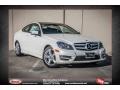 2013 Diamond White Metallic Mercedes-Benz C 250 Coupe  photo #1