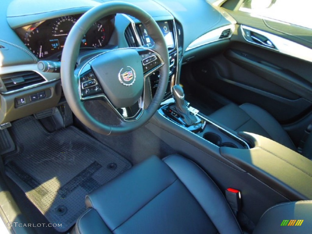 Jet Black/Jet Black Accents Interior 2013 Cadillac ATS 2.0L Turbo Luxury Photo #74819503