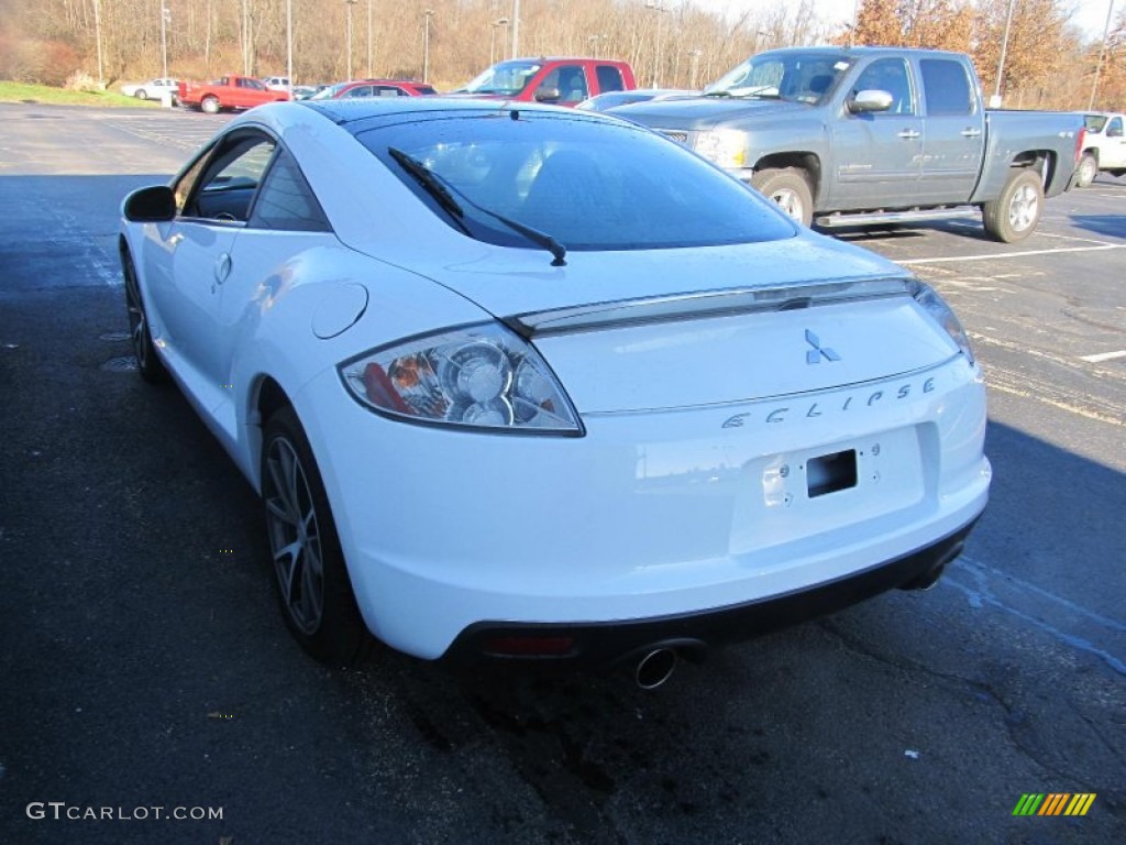 2012 Eclipse GS Coupe - Northstar White / Dark Charcoal photo #6