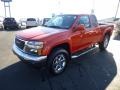 2012 Red Orange Metallic GMC Canyon SLE Extended Cab 4x4  photo #3