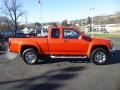 2012 Red Orange Metallic GMC Canyon SLE Extended Cab 4x4  photo #8