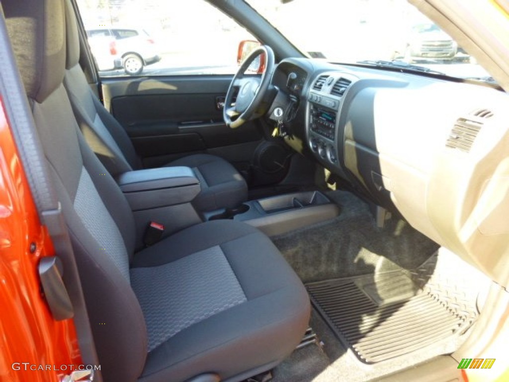 Ebony Interior 2012 GMC Canyon SLE Extended Cab 4x4 Photo #74821754