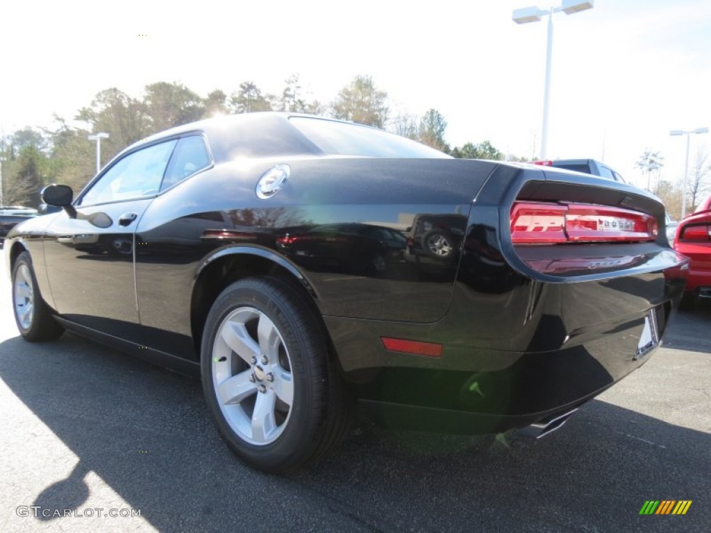 2013 Challenger SXT - Pitch Black / Dark Slate Gray photo #2