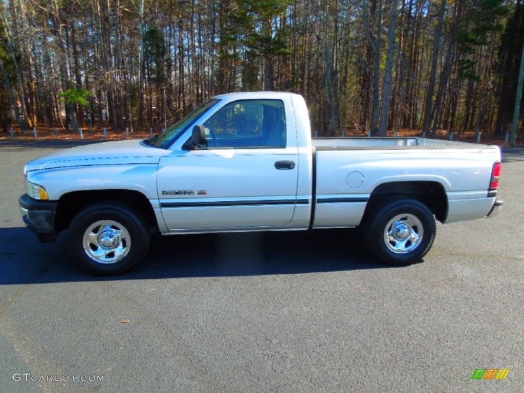 2001 Ram 1500 ST Regular Cab - Bright Silver Metallic / Agate photo #3