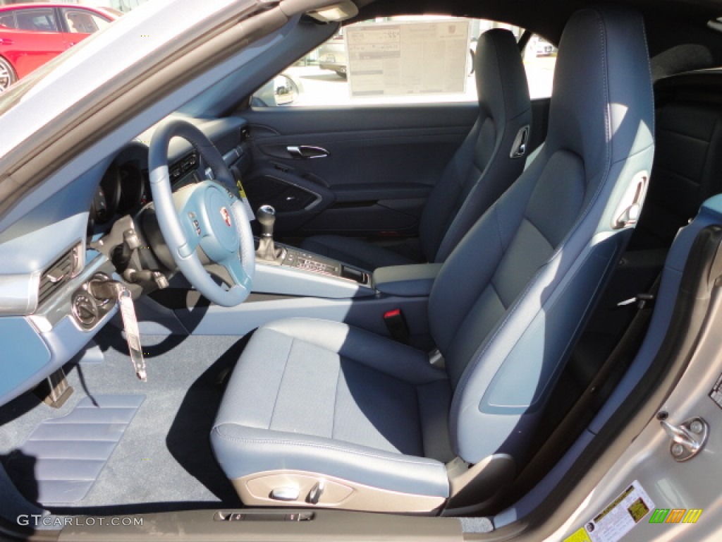 Yachting Blue Interior 2013 Porsche 911 Carrera S Cabriolet Photo #74822495