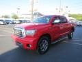 2007 Radiant Red Toyota Tundra Limited CrewMax  photo #3