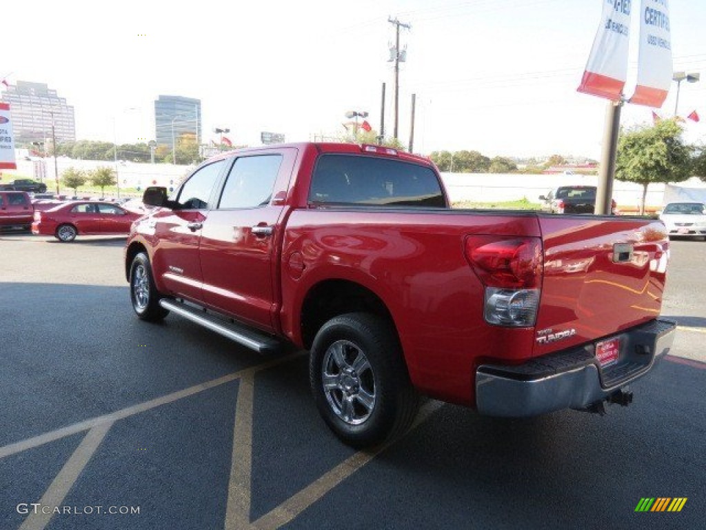 2007 Tundra Limited CrewMax - Radiant Red / Beige photo #5