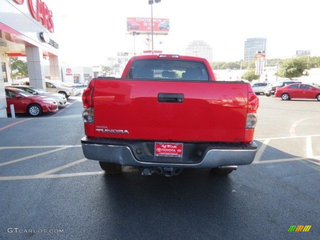 2007 Tundra Limited CrewMax - Radiant Red / Beige photo #6