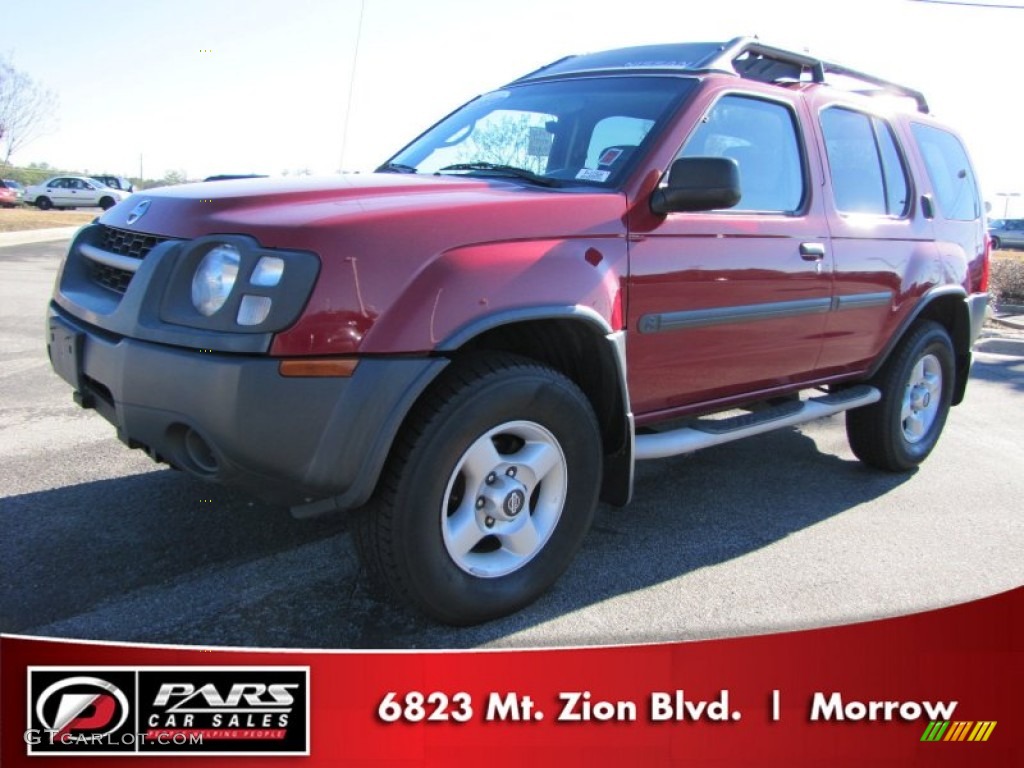 2002 Xterra XE V6 - Molten Lava Metallic / Gray Celadon photo #1